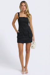 Always Classy Cargo Pocketed Mini Dress