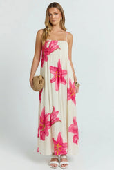 Palm Royale Pleated Maxi Dress