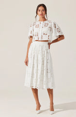 Andolina Crochet Lace Crop Top