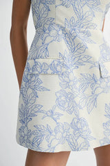 Garden Sketch Mini Dress