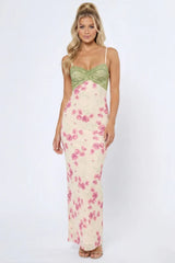 Floral Fantasy Lace Maxi Dress - Large