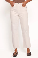 Sundaze Straight Leg Jean - Swan