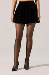 Jenika Velvet Drop Waist Skirt