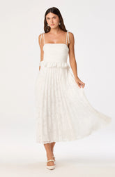 Emerys Pleated Midi Dress