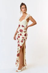 Rose To The Occasion Lace Maxi Dress - Medium