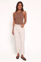 Sundaze Straight Leg Jean - Swan