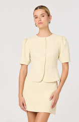 Kristina Darted A-Line Mini Skirt