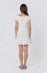 Jolene Lattice Knit Mini Dress
