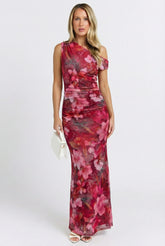 Saphira Off The Shoulder Floral Maxi Dress