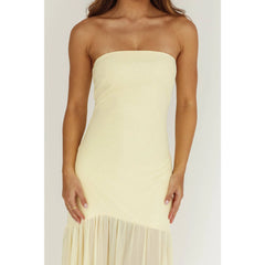 Buttercream Evening Maxi Dress