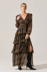 Anora Floral Tiered Maxi Dress