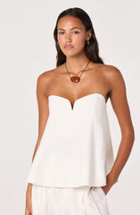Talulla Strapless Babydoll Top