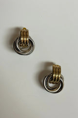 Sharon Two-Toned Earrings