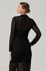 Tawna Open Stitch Midi Dress