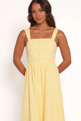 Caty Maxi Dress - Yellow