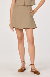 Cairn Woven A-Line Mini Skirt