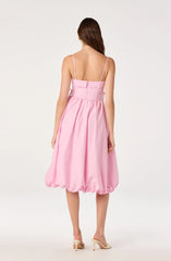 Dahlia Bubble Hem Midi Dress