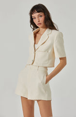 Siarah Tweed Cropped Jacket
