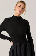 Kearney Mixed Media Midi Dress