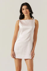 Alisanne Satin Mini Dress