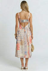 Seaside Postcard Midi Dress