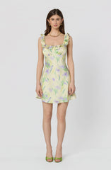 Mara Floral Ruffle Mini Dress