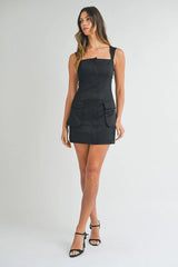 Always Classy Cargo Pocketed Mini Dress