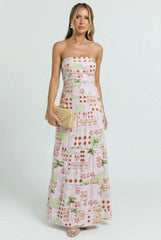 Vintage Palm Maxi Dress