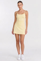 Lemon Sorbet Soft Sculpt Mini Dress