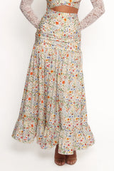 Dara Maxi Skirt - Garden Floral