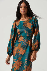 Quinn Floral Cutout Maxi Dress