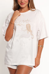 Mia Graphic Tee - Golden Hour