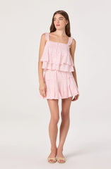 Delia Tiered Babydoll Top