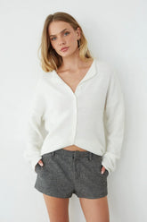 Haven Tweed Mini Shorts