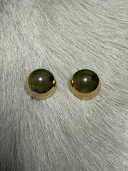 Raye Circle Stud Earrings
