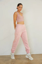 90s Baggy Sweatpants In Pink