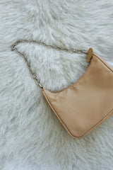 Lorissa Nylon Purse in Beige