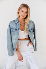 Levi's Ex-Boyfriend Trucker Denim Jacket For Real