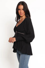 Pannia Top - Black