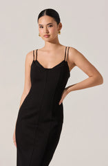 Allura Peekaboo Lace Midi Dress