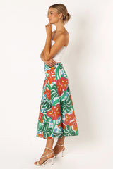 Lenny Midi Skirt - Kauai