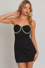 Dripping with Diamonds Mini Dress
