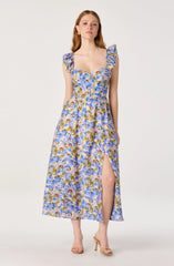 Wedelia Print Midi Dress