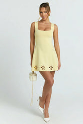 Buttercup Square Neck Mini Dress