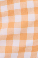 South of France Check Mini Dress