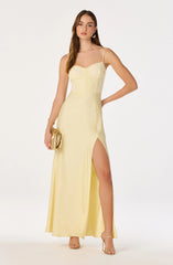 Zinnia Lace Bustier Maxi Gown