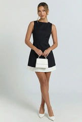 Work and Play Pleated Mini Dress