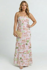 Vintage Palm Maxi Dress