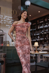 Donata Top - Blurred Botanics