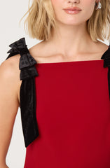 Ambria Bow Mini Dress